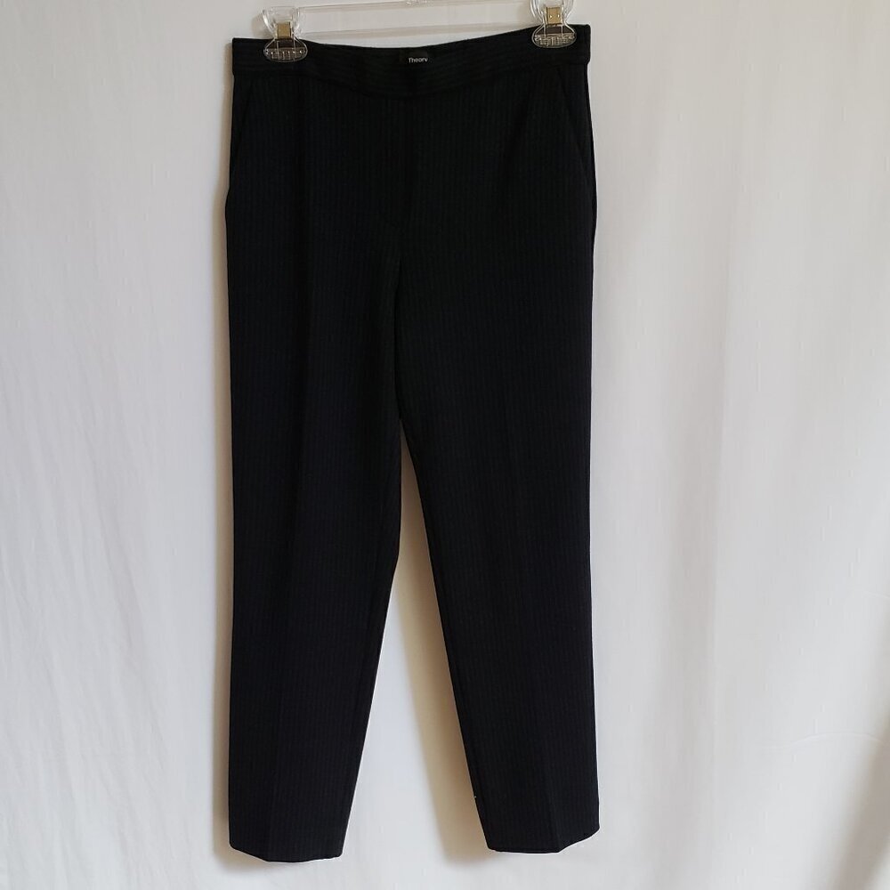 Theory - Navy Blue Pinstripe Pants.  Size 2